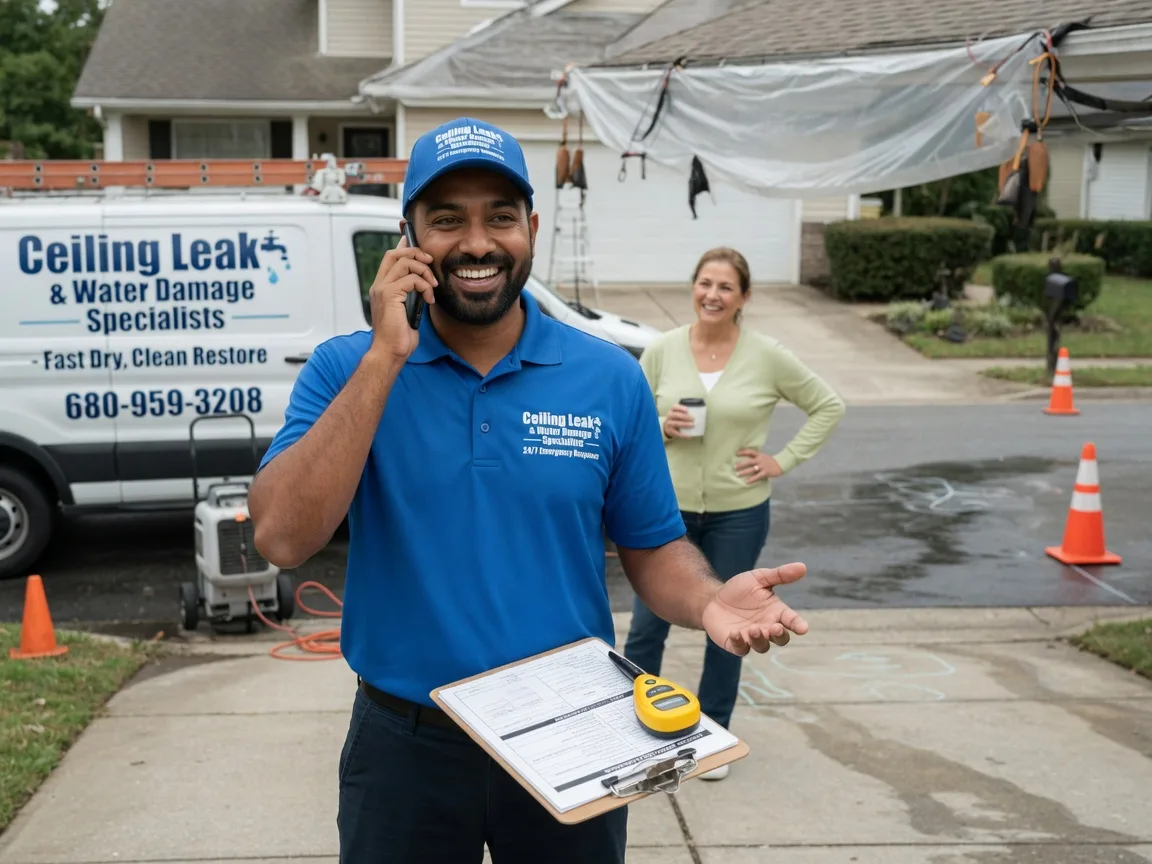 Ceiling Leak Cleanup Bellevue, OH FAQs